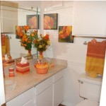 The Trails at River Park Apartment Bathroom